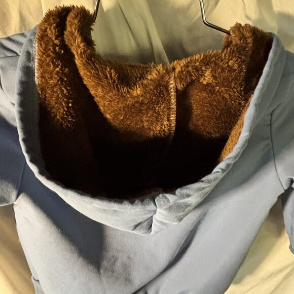 Toddler Boy size 3-4 Classic Hooded Winter Jacket with Faux Fur Lining - Picture 4 of 4